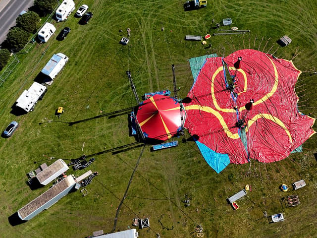 The circus tent is goingup on Southsea Common ready for the fun to start. 


Picture credit: My Portsmouth By Drone 