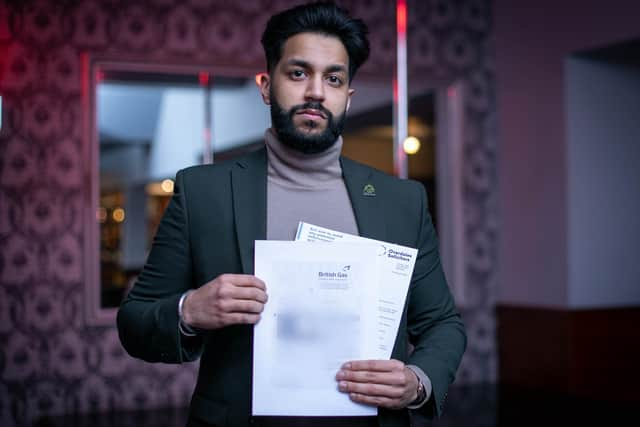 Taran Ojla, director of Wiggle Strip Club in Surrey Street, was furious with British Gas after a flat he owned in Southsea was charged over £33k for its utility bill. Pictured: Taran Singh Ojla on March 1, 2024. Picture: Habibur Rahman