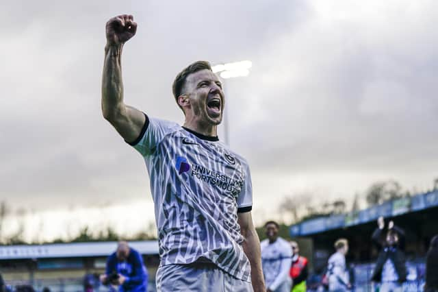 Lee Evans has been handed his full Pompey debut for the visit of Derby. Picture: Jason Brown/ProSportsImages