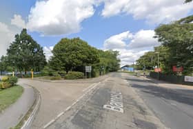 The assault took place in Barnes Lane in Sarisbury Green, Fareham, at the junction with the Holly Head car park. Picture: Google Street View.