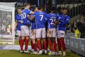 Pompey know two wins in next two games will guarantee promotion. Pic: Jason Brown/ProSportsImages