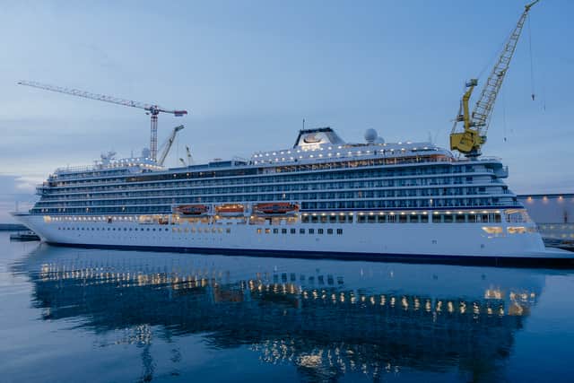 Viking Saturn is the latest cruise ship to visit Portsmouth International Port, as officials continue to try and expand its tourism offering. 