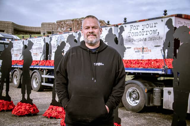 Dan Barton said he never would have thought the project would culminate in a display in Normandy for D-Day 80. Picture: Habibur Rahman