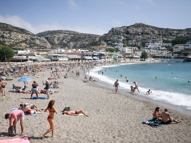 UK holidaymakers have been issued a Greece travel warning as cases of deadly disease, whooping cough, surge leaving two dead and 50 ill. (Photo: SOOC/AFP via Getty Images)