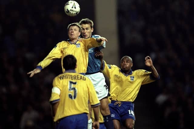 Andy Awford in his Pompey playing days in 1999.