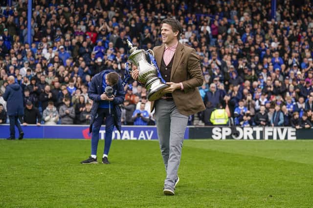 Hermann Hreidarsson was back at Fratton Park on Saturday after being inducted the Pompey's Hall Of Fame. Picture: Jason Brown/ProSportsImages