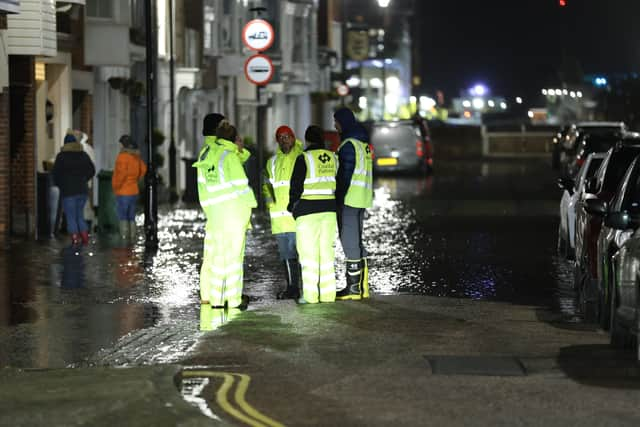 Flooded streets of Old Portsmouth last night as captured by 
Marcin Jedrysiak.