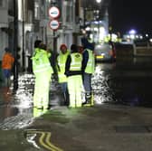 Flooded streets of Old Portsmouth last night as captured by 
Marcin Jedrysiak.