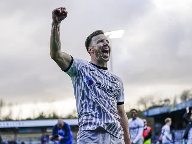 Pompey new boy Lee Evans has impressed after arriving from Ipswich Town. Pic: Jason Brown/ProSportsImages
