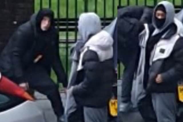 Police are looking to identify those pictured. Pic: Hants police