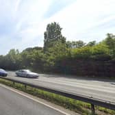Police spotted the Vauxhall Astra driving on the wrong side of the A3(M) in Havant. Picture: Google Street View.