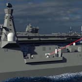What DragonFire could look like when fired from a Royal Navy warship. Repeated drone attacks from Iranian-backed Houthi rebels in Yemen. Picture: Royal Navy