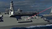 What DragonFire could look like when fired from a Royal Navy warship. Repeated drone attacks from Iranian-backed Houthi rebels in Yemen. Picture: Royal Navy