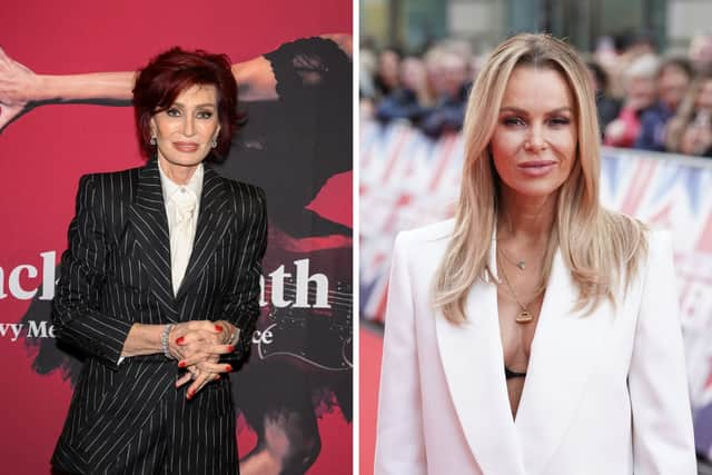 The row between Sharon Osbourne and Amanda Holden has been brewing following Simon Cowell X Factor comments on Celebrity Big Brother. Picture: Katja Ogrin/Getty Images - Ian West/PA