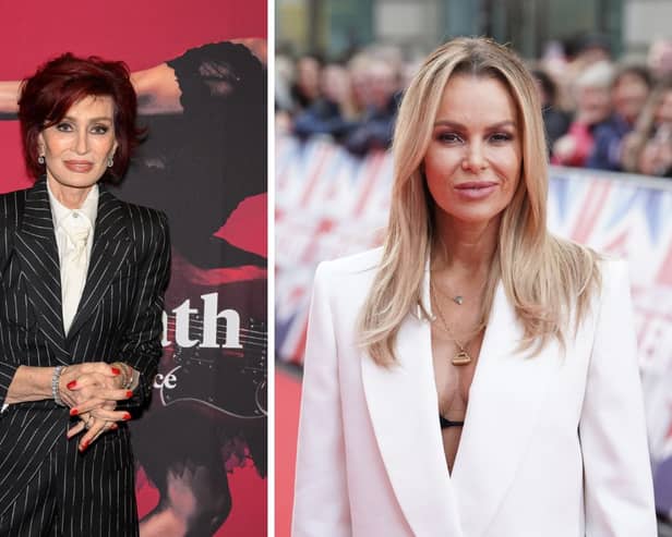 The row between Sharon Osbourne and Amanda Holden has been brewing following Simon Cowell X Factor comments on Celebrity Big Brother. Picture: Katja Ogrin/Getty Images - Ian West/PA