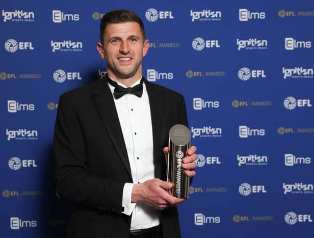 Pompey boss John Mousinho has been named League One's manager of the season. Photo by Andrew Fosker/Shutterstock 