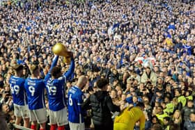 Portsmouth City Council and Portsmouth FC are planning a celebration event after Pompey win League One and clinch promotion to the Championship. Picture: Ian Gillespie