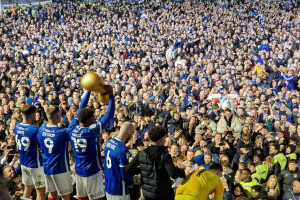 Portsmouth City Council and Portsmouth FC are planning a celebration event after Pompey win League One and clinch promotion to the Championship. Picture: Ian Gillespie