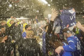 The phenomenal pictures telling story of Portsmouth night of League One title glory