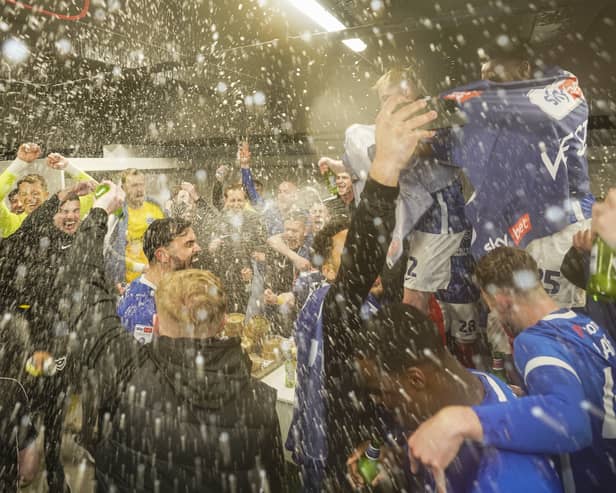 The phenomenal pictures telling story of Portsmouth night of League One title glory