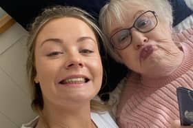 Maisie Stanford, 27 and her grandmother Margaret Harding, 88.  