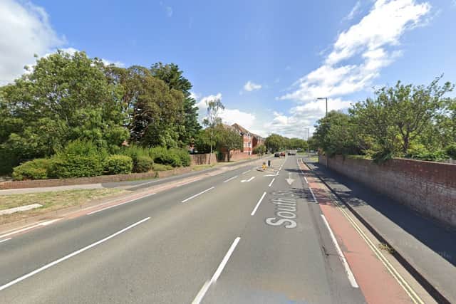 Police were called to South Street, Gosport, after receiving a report of a bomb at a nearby premises. Picture: Google Street View.
