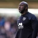 Darren Moore in action as Port Vale head coach ahead of Bolton survival clash