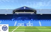 An artist's impression of how the new TV gantry above Fratton Park's South Stand will look