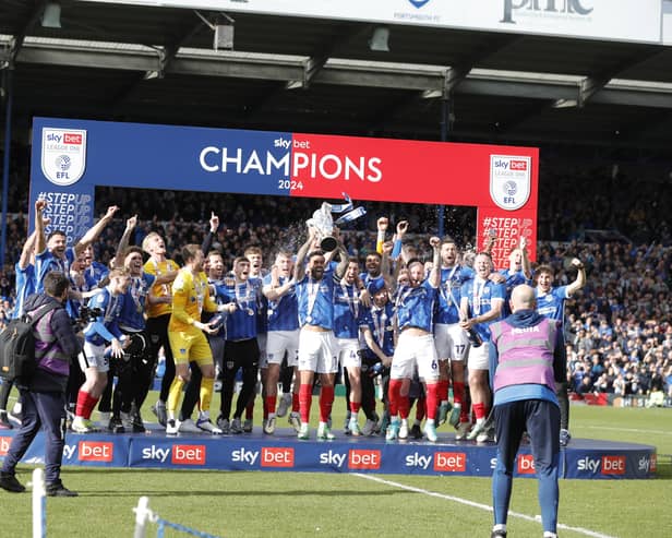 Pompey have officially been crowned League One champions