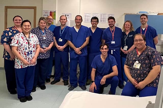 The Thyroid Microwave Ablation team at QA Hospital.