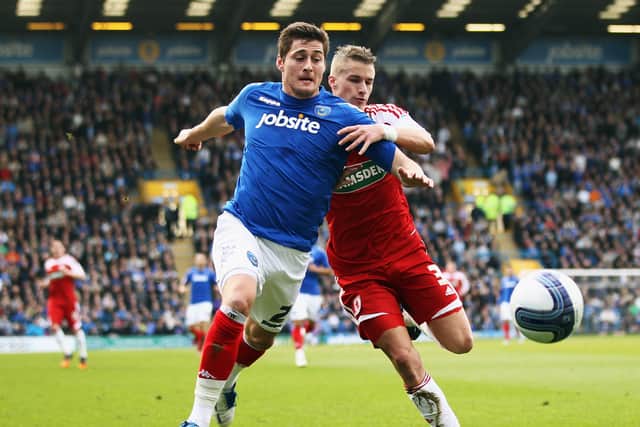 Joe Ward made 96 appearances for Pompey before leaving for Palace in May 2012.