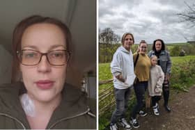 Emily Taylor from Waterlooville has faced years of issues with her oesophagus due to a rare disorder which affects her swallowing. During a routine hospital visit, the mum-of-two was found to have a lump in her neck – known as a benign thyroid nodule – that she thought she faced having to have drained frequently.