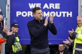 Pompey boss John Mousinho has sent a message to Blues followers, after guiding their side to the League One title. Pic: Jason Brown/ProSportsImages