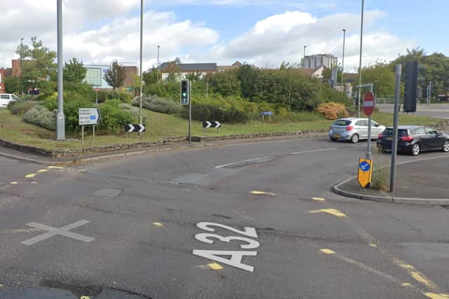 Quay Street roundabout Fareham