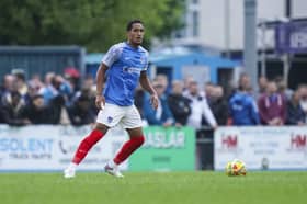 Haji Mnoga has been released by his hometown club Pompey. Pic: Jason Brown/ProSportsImages