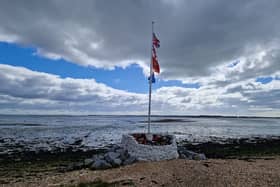 The People's Memorial at Langstone Harbour.