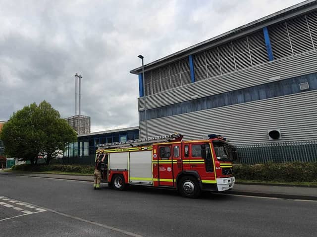 Firefighters are tackling an incident in Quartremaine Road, Portsmouth.
