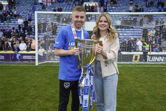 Joe Morrell is hopeful of remaining at Pompey next season. Picture: Jason Brown/ProSportsImages