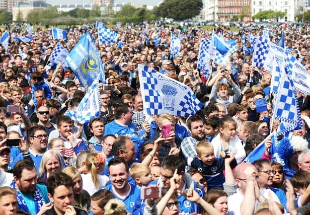 Pompey fans will be celebrating again on Southsea Common this weekend