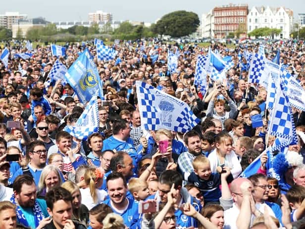 Pompey fans will be celebrating again on Southsea Common this weekend