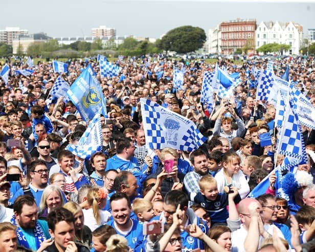 Pompey fans will be celebrating again on Southsea Common this weekend