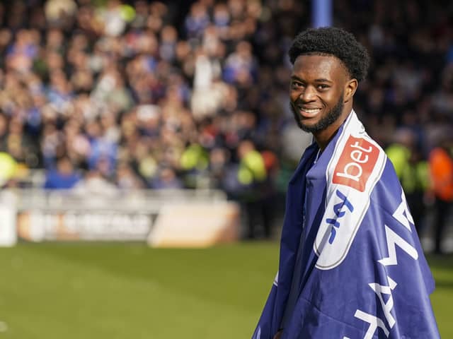 Pompey are hoping Abu Kamara will return on loan from Norwich City next season. Pic: Jason Brown.