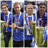 From left to right: Ryley Towler, Ben Stevenson, Anthony Scully and Gavin Whyte have all found starts hard to come by this season for different reasons.