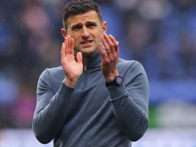 Pompey boss John Mousinho. Pic: (Photo by Gary Oakley/Getty Images)