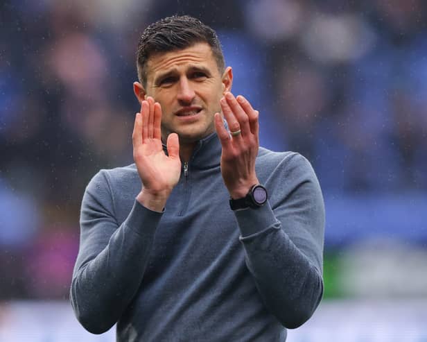 Pompey boss John Mousinho. Pic: (Photo by Gary Oakley/Getty Images)