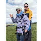 Southsea resident, Lois Marshall, celebrated her 75th birthday by taking a leap into the unknown and paragliding 1000 feet over the South Downs to raise money for local people affected by cancer.    

