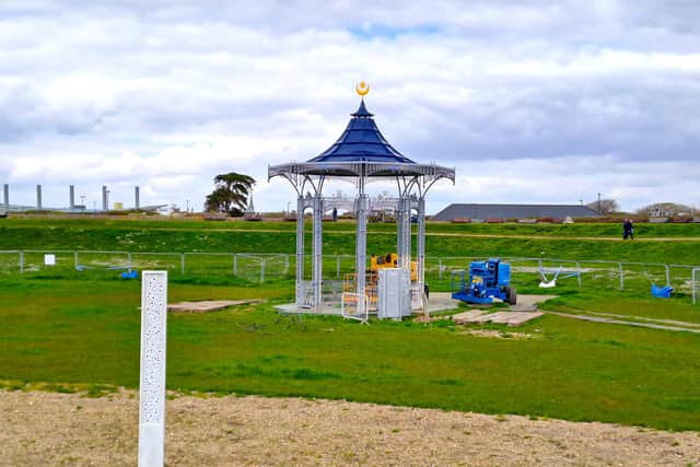 Southsea bandstand is on its way to being transformed into a brilliant homage to the city.