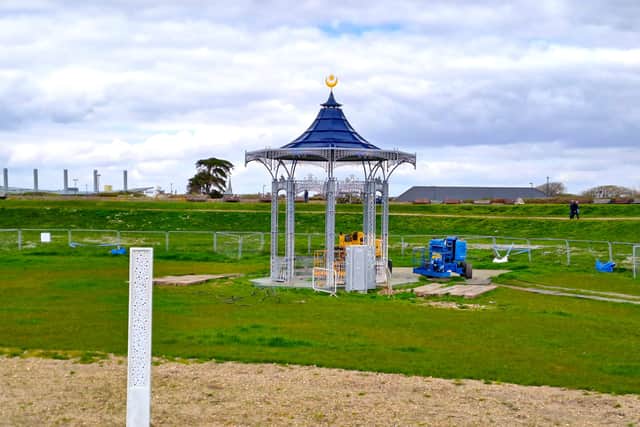 Southsea bandstand is on its way to being transformed into a brilliant homage to the city. 