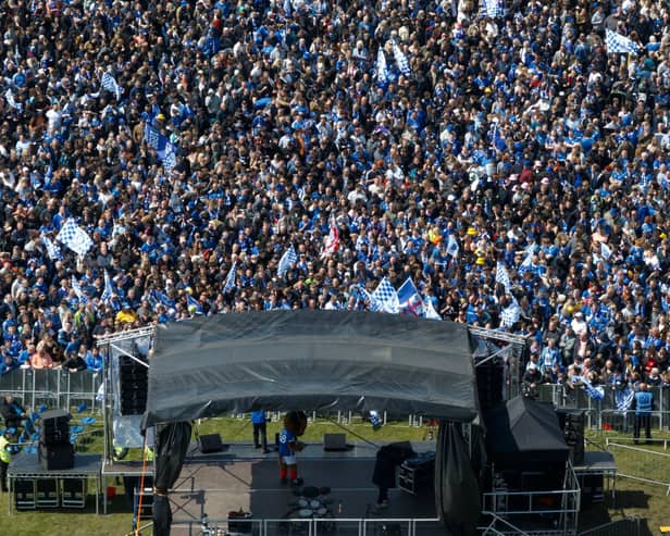 Thousands of people have turned out to support Pompey FC following a fantastic season and promotion. 

Picture credit: Marcin Jedrysiak