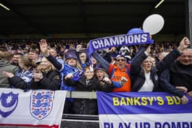 Pompey fans and their Lincoln counterparts have been discussing yesterday's events at Sincil Bank. Pic: Jason Brown/ProSportsImages